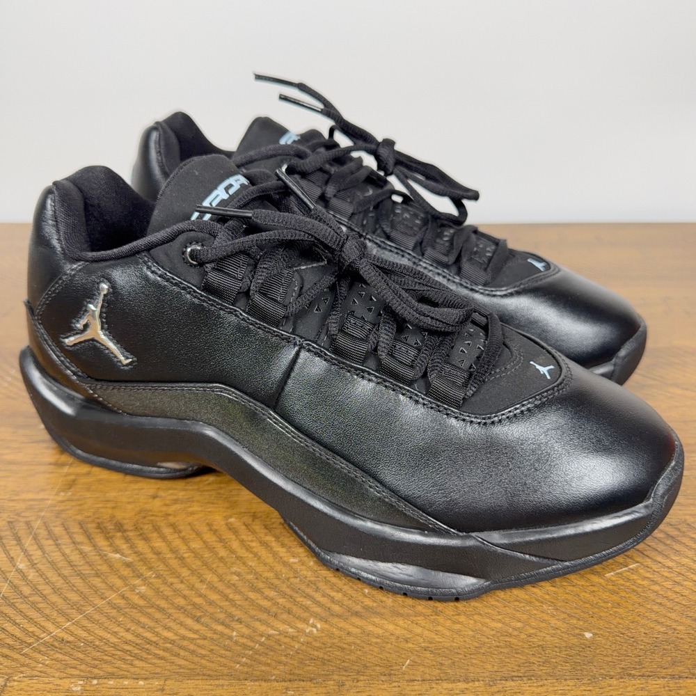 VTG Jordan Shoes Womens 9.5 Black Rising Stars Low Leather Basketball‎ Sneakers